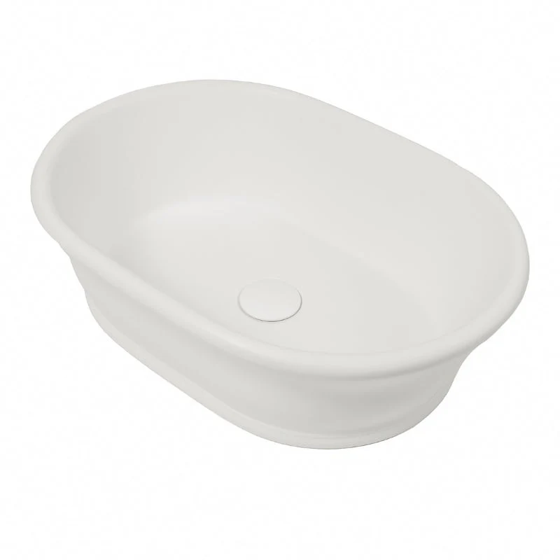Turner Hastings Cambridge Titan Cast Basin - Satin Silk White