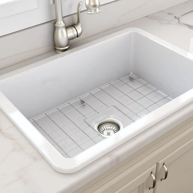 Turner Hastings Cuisine 680mm Inset / Undermount Fireclay Sink - Image 3