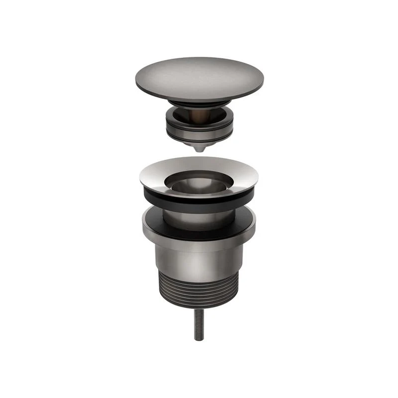 Meir Universal all-in-one Pop Up Waste - Basin & Bath - Shadow Gun Metal - Image 3