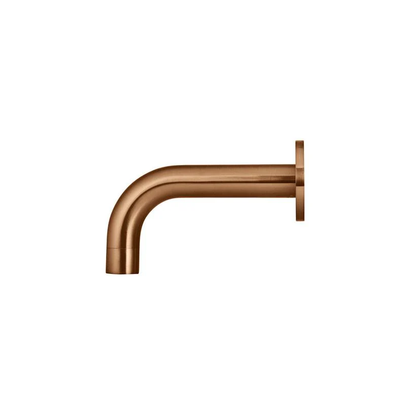 Meir Universal Round Curved Spout 130mm - Lustre Bronze - Image 2