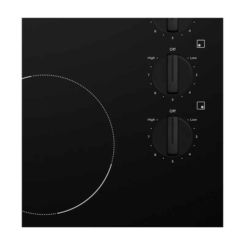 Westinghouse 60cm 4 Zone Ceramic Cooktop - Black Glass - Image 2