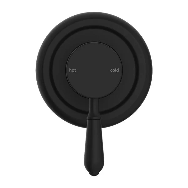 Nero York Shower Mixer With Metal Lever - Black Matte - Image 2