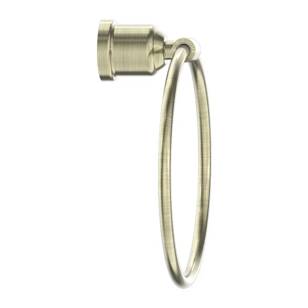 Nero York Towel Ring - Aged Brass - Image 3