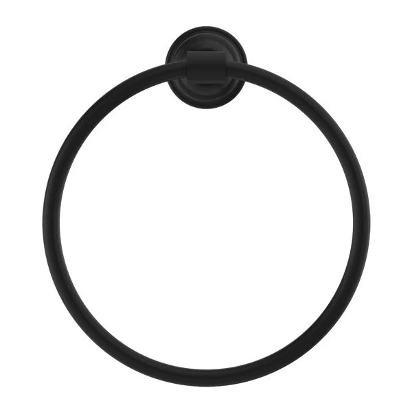 Nero York Towel Ring - Black Matte - Image 2