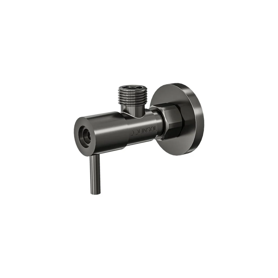 Linsol Zarah Easy Turn Cistern Tap - Gunmetal