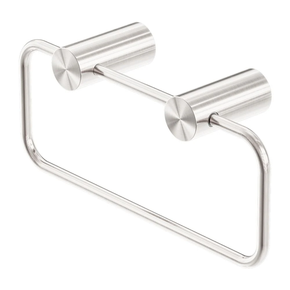 Nero Zen 316L Hand Towel Ring - Brushed Nickel