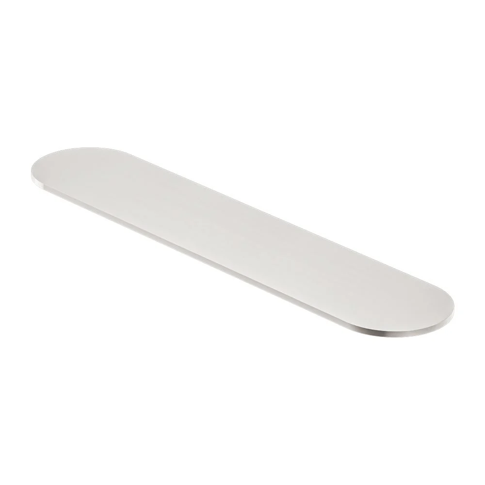 Nero Zen 316L Metal Shower Shelf - Brushed Nickel
