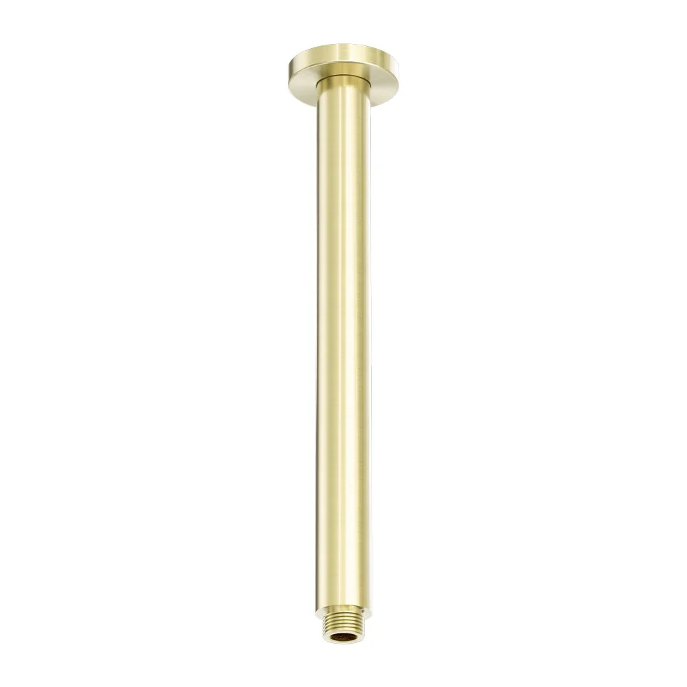 Nero Zen 316L Round Ceiling Arm 300mm - Brushed Gold