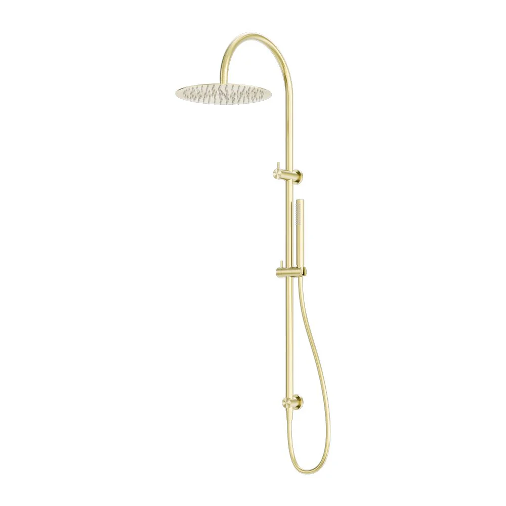 Nero Zen 316L Twin Shower - Brushed Gold