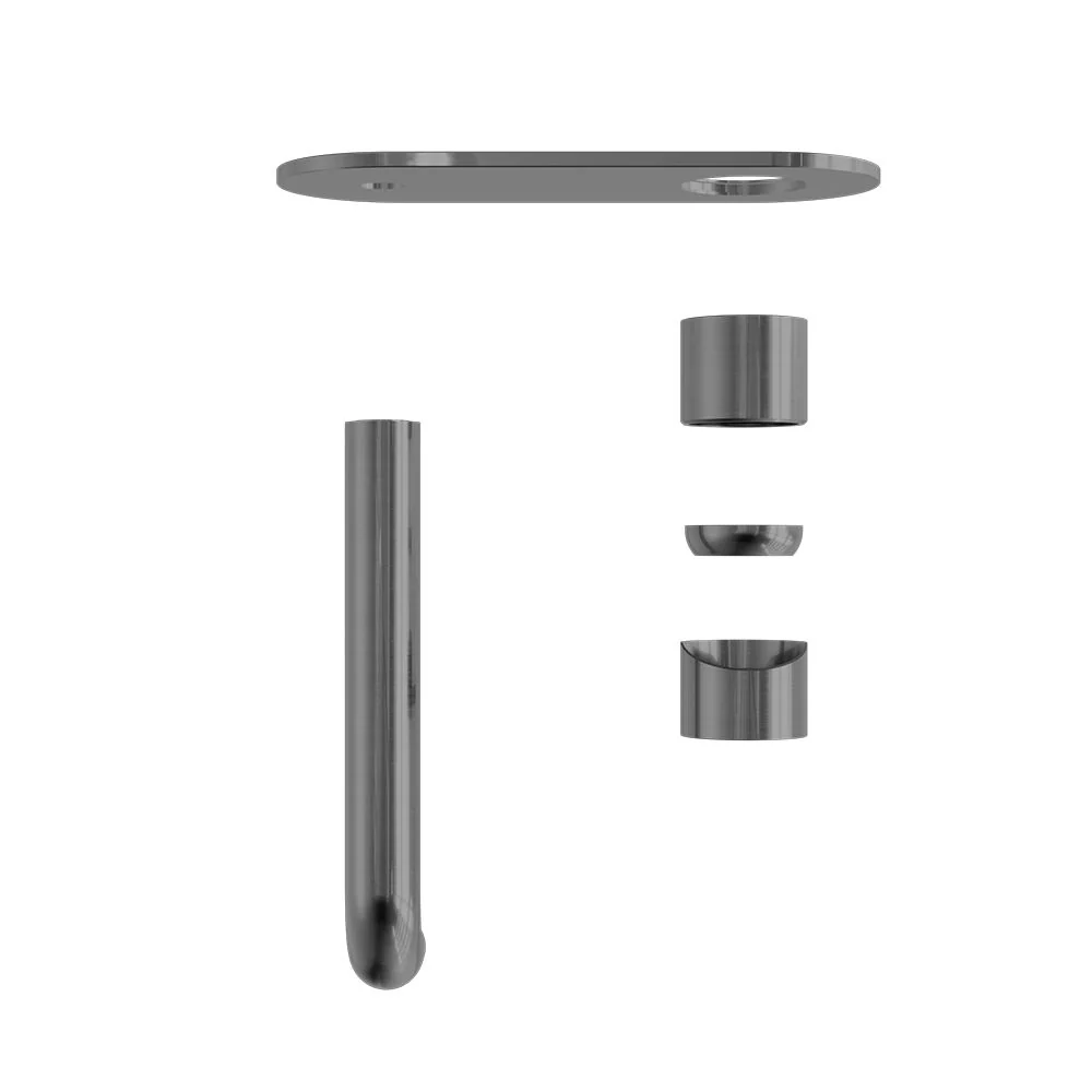 Nero Zen 316L Wall Basin/Bath Mixer (Trim Kit Only) - Graphite - Image 3