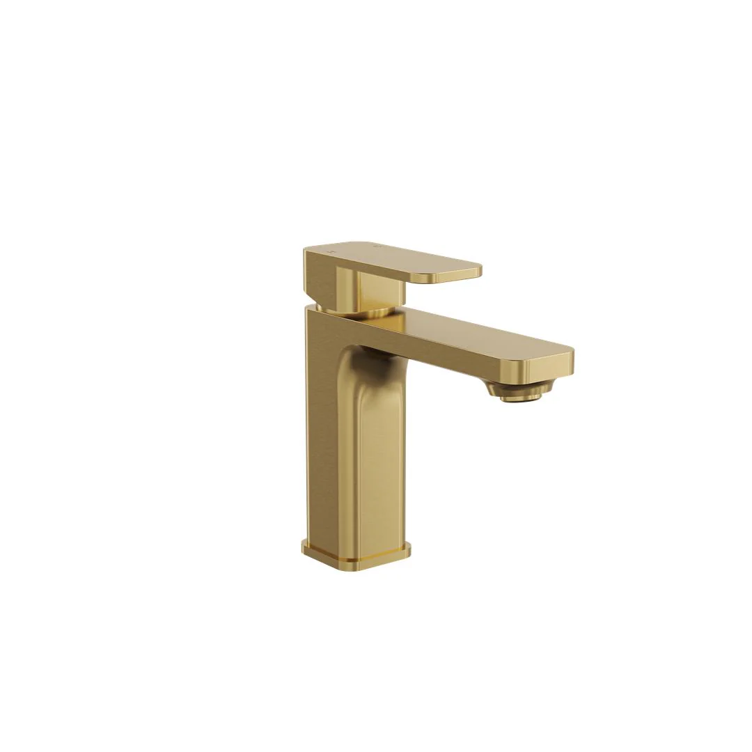 Linsol Zia Basin Mixer - Brushed Brass - Image 2