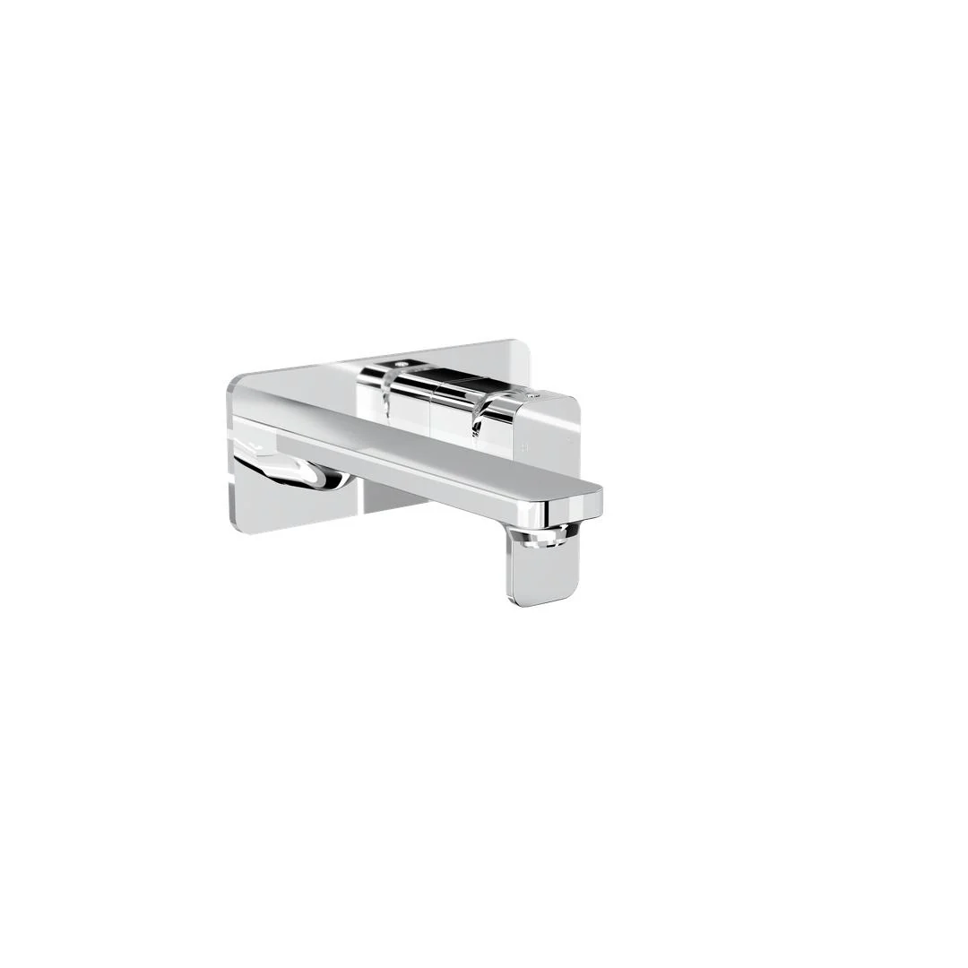 Linsol Zia Wall Basin or Bath Mixer - Chrome - Image 3