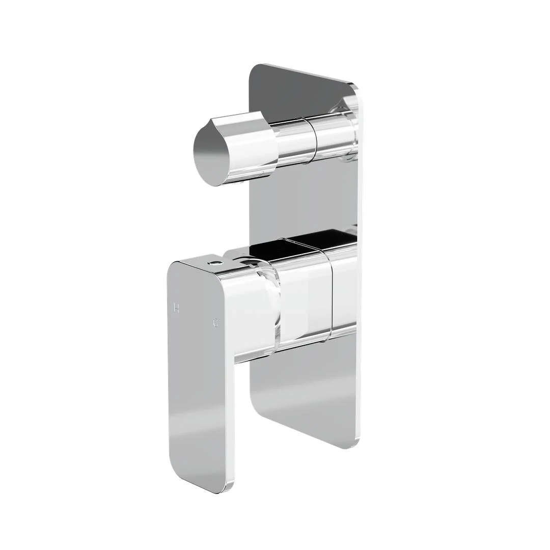 Linsol Zia Wall Mixer with Divertor - Chrome