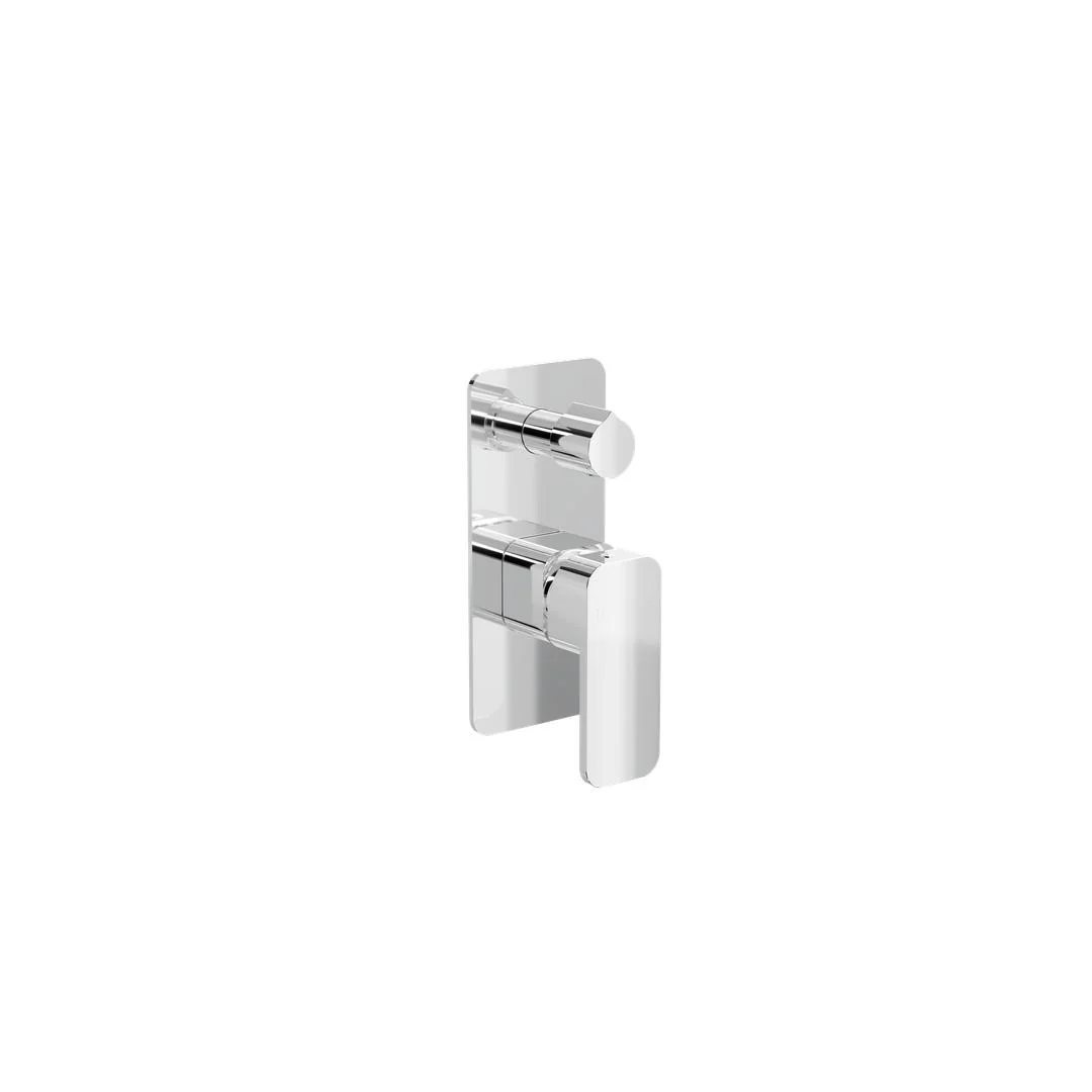 Linsol Zia Wall Mixer with Divertor - Chrome - Image 3