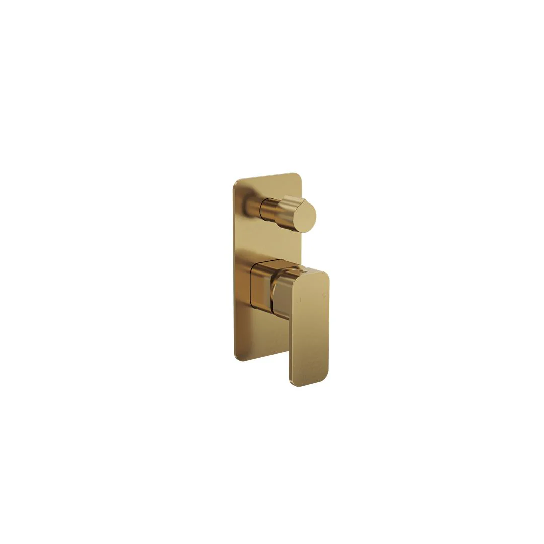 Linsol Zia Wall Mixer with Divertor - Matte Black - Image 2