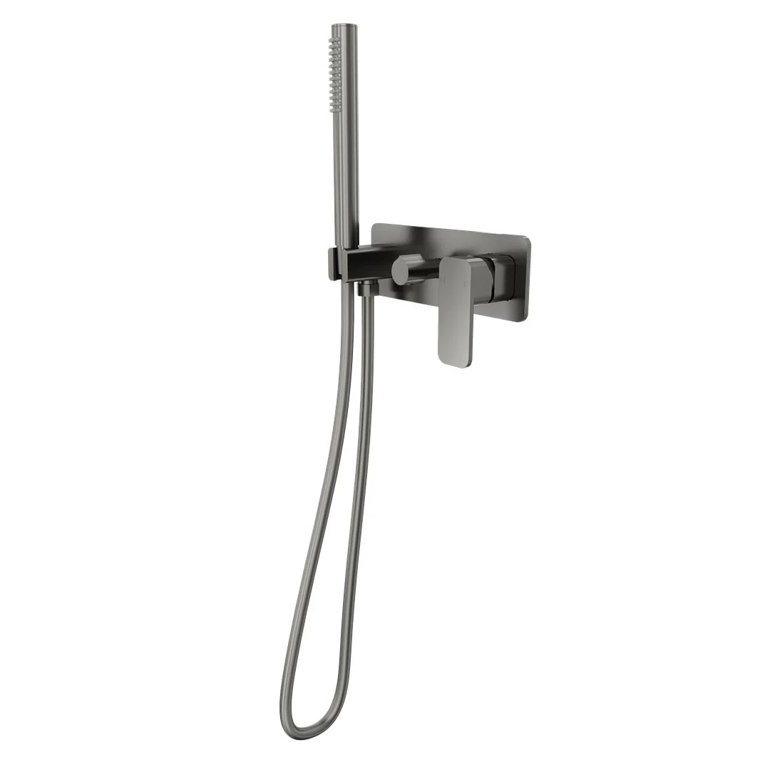 Linsol Zia Wall Mixer with Hand Shower -  Gunmetal - Image 2