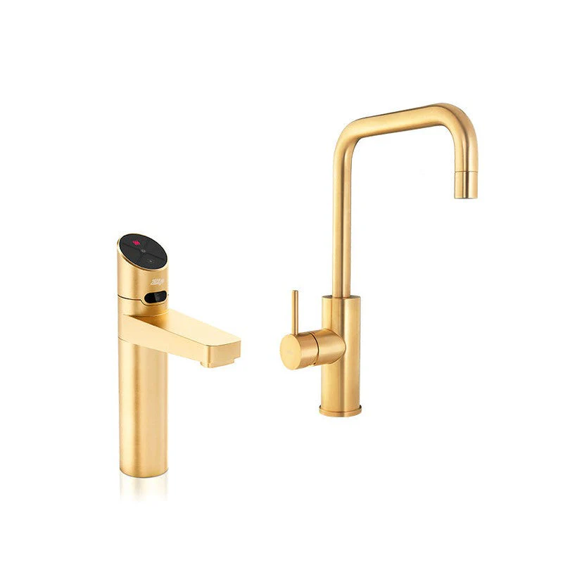 Zip HydroTap G5 BHA100 3-in-1 Elite Plus tap with Cube Mixer - Brushed Gold